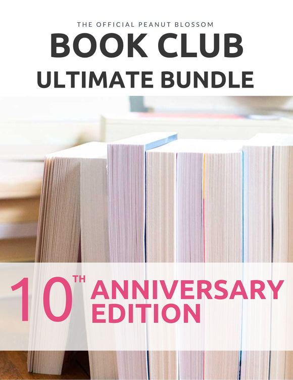 10th Anniversary Edition: Peanut Blossom Book Club Journal – Happy