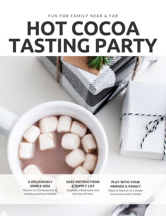 Hot Cocoa Tasting Party  — A Christmas Eve Activity for Families